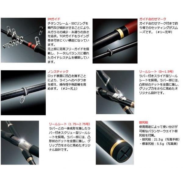 Gamakatsu（がまかつ） がま磯 アテンダー2 （0号 5.3m）（磯竿）(6