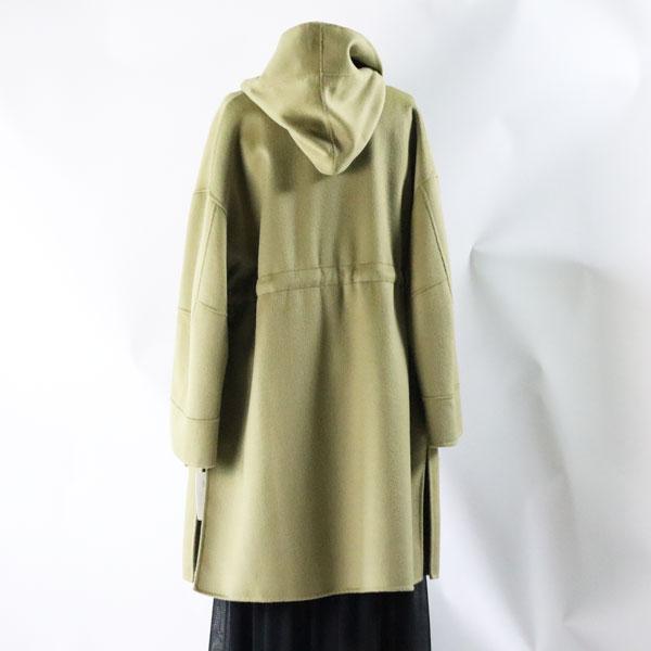 Haru's ami ミリタリーフードコート ラリアムー カーキ色 38サイズ