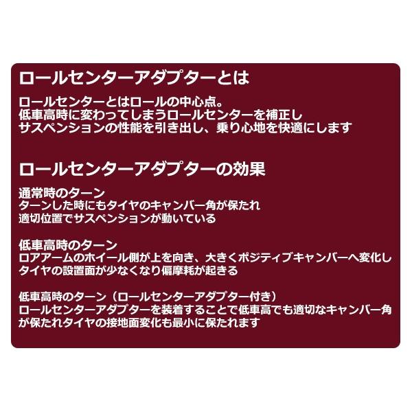 ロールセンターアダプター 40mm トヨタ プリウス 30系 車高
