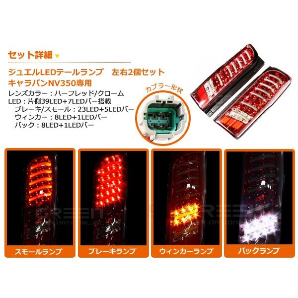 LEDテールランプ 日産 NV350キャラバン NV350キャラバンバン CS4E26