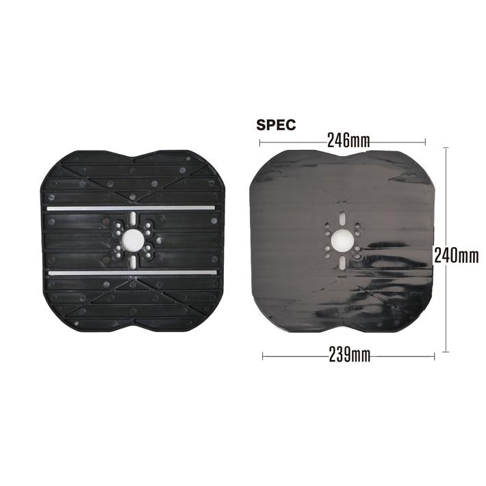 超最新 25-26 OJKプレート CARVING PLATE 03-Half ドラグダケ アルミ