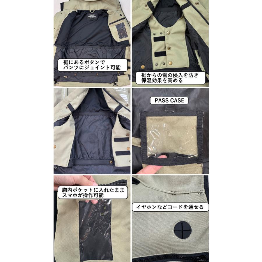 25-26 WACON ウェア ジャケット ワコン スノーボード メンズ ZERO