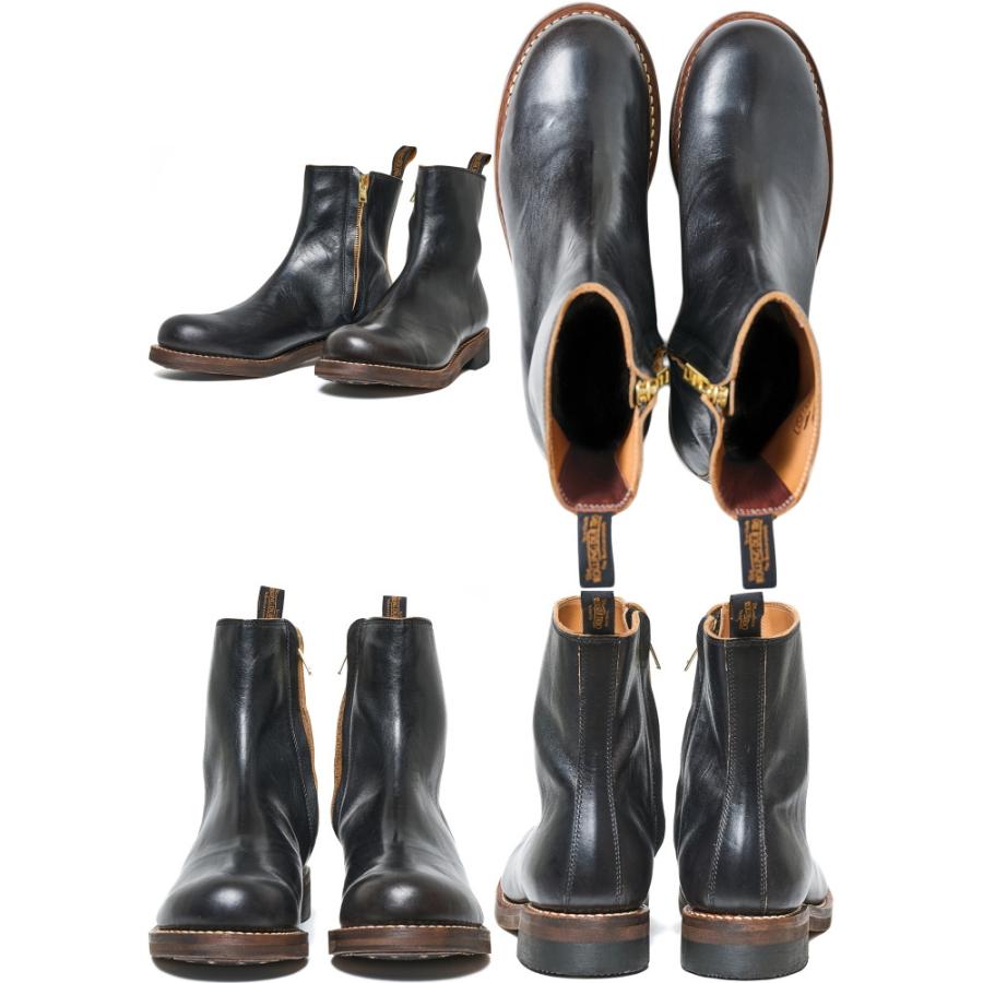 ROLLING DUB TRIO CASPER HORSEHIDE BLACK ローリングダブトリオ