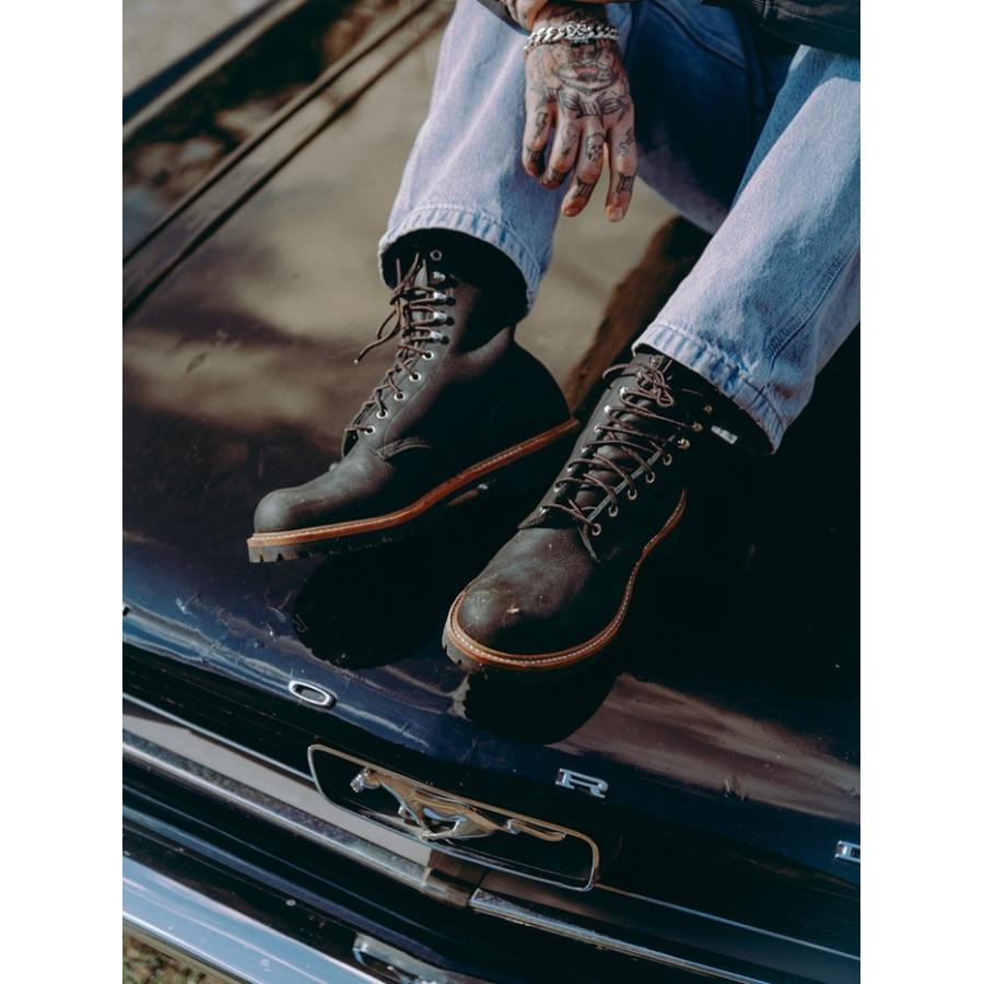 レッドウィング ロガーブーツ RED WING 4501 Black Oil Slick 8-INCH