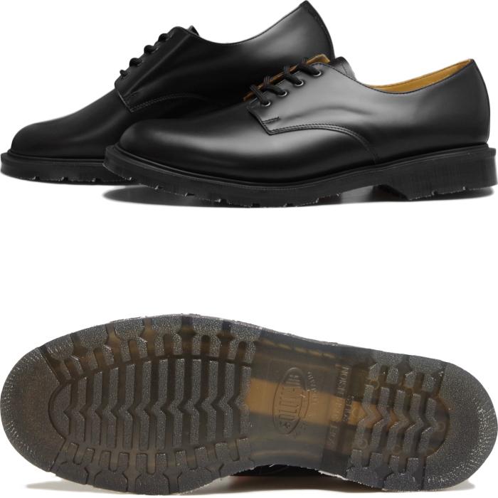 ソロヴェアー ギブソンシューズ SOLOVAIR GIBSON SHOES 4 EYE BLACK HI