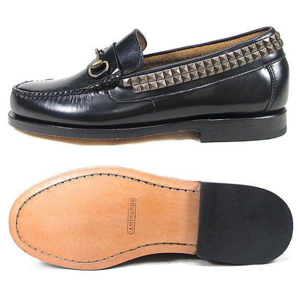 CAMINANDO（カミナンド） ○○カミナンド スタッズ ローファー