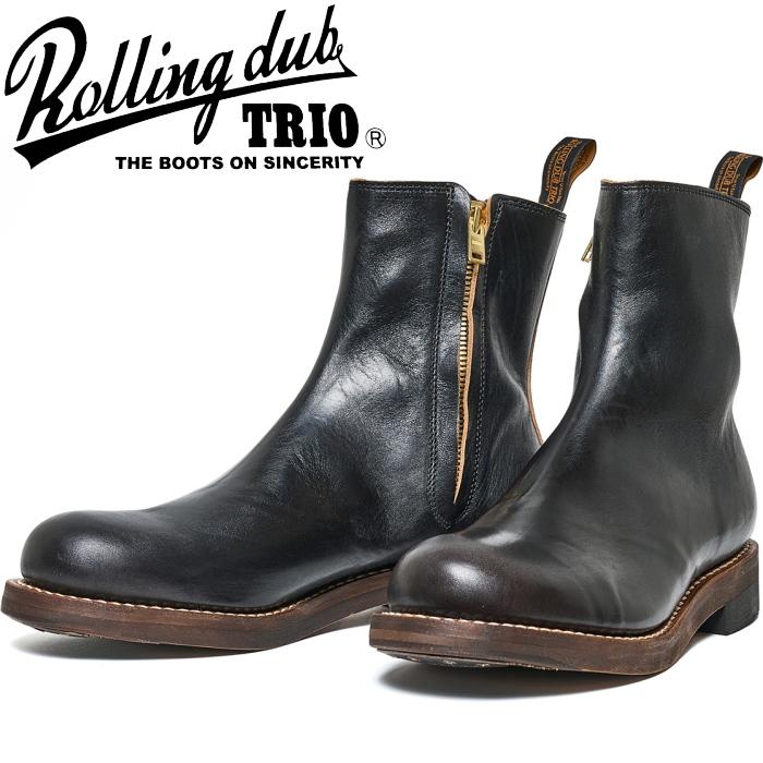 ROLLING DUB TRIO CASPER HORSEHIDE BLACK ローリングダブトリオ