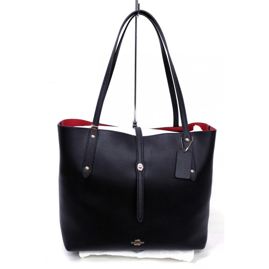 COACH（コーチ） COACH 58849 マーケット トート ポリッシュド ペブル