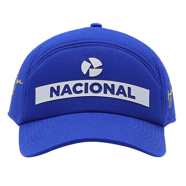 アイルトン セナ オフィシャル NACIONAL ベースボール ファンキャップ