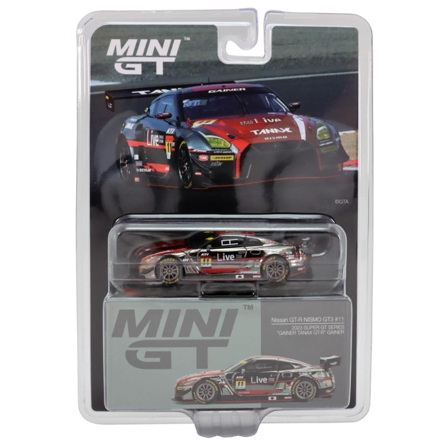 MINI GT 1/64 2023年 SUPER GT300 Nissan GT-R NISMO GT3 #11 GAINER