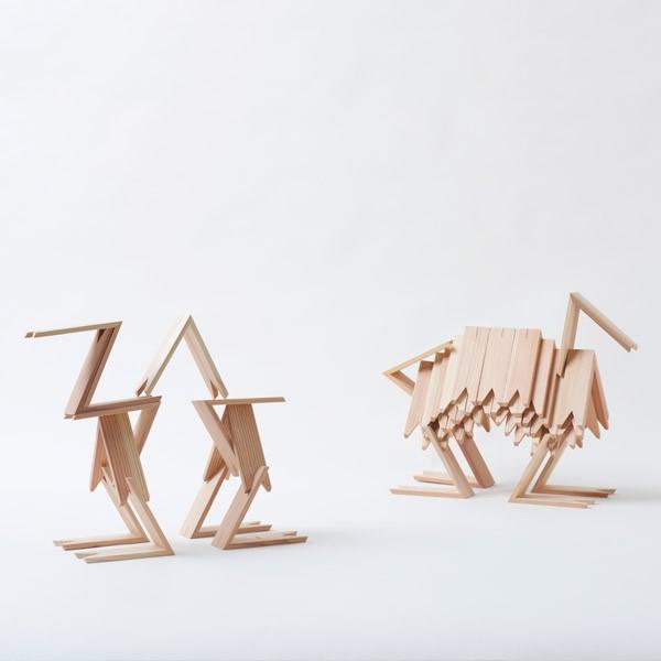 more trees 積み木 つみき tsumiki 22ピース 隈研吾デザイン : FAVOR