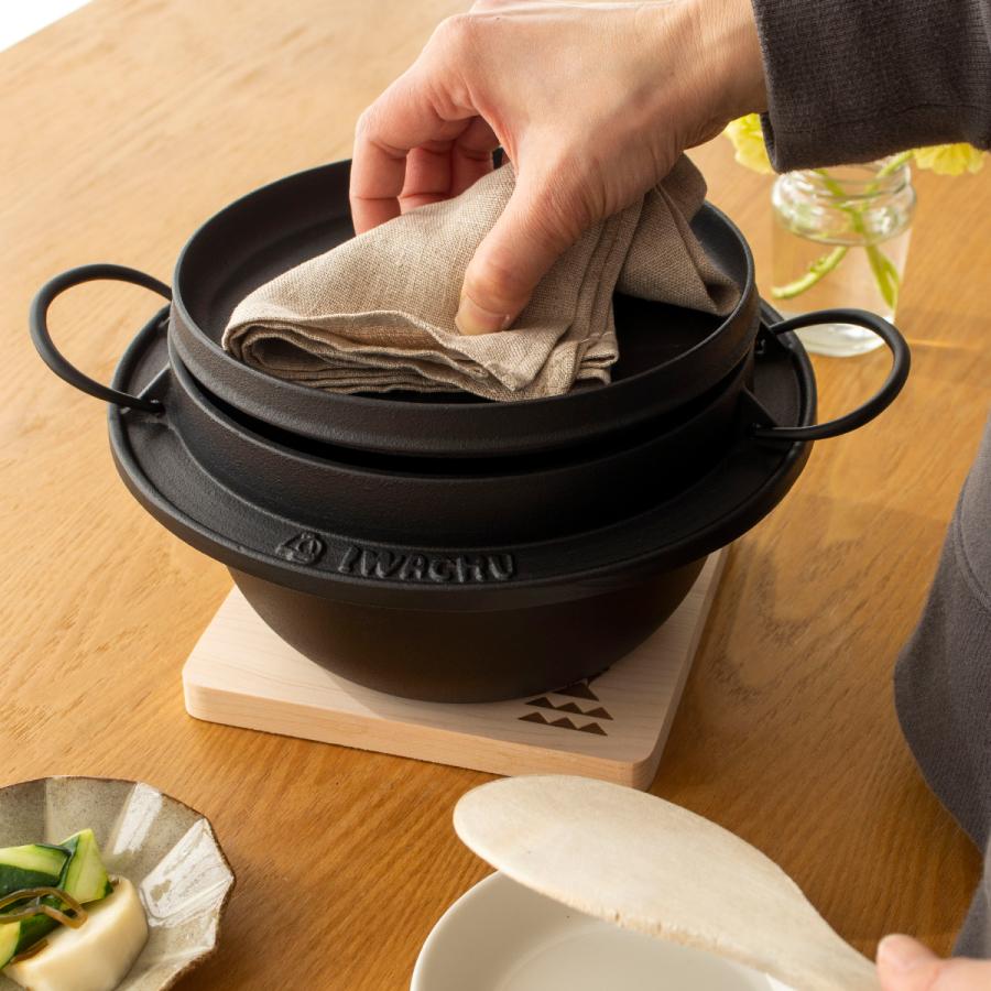 岩鋳（IWACHU） ＼2/27-3/1はP10倍／ 岩鋳 ごはん鍋 3合炊 南部鉄器