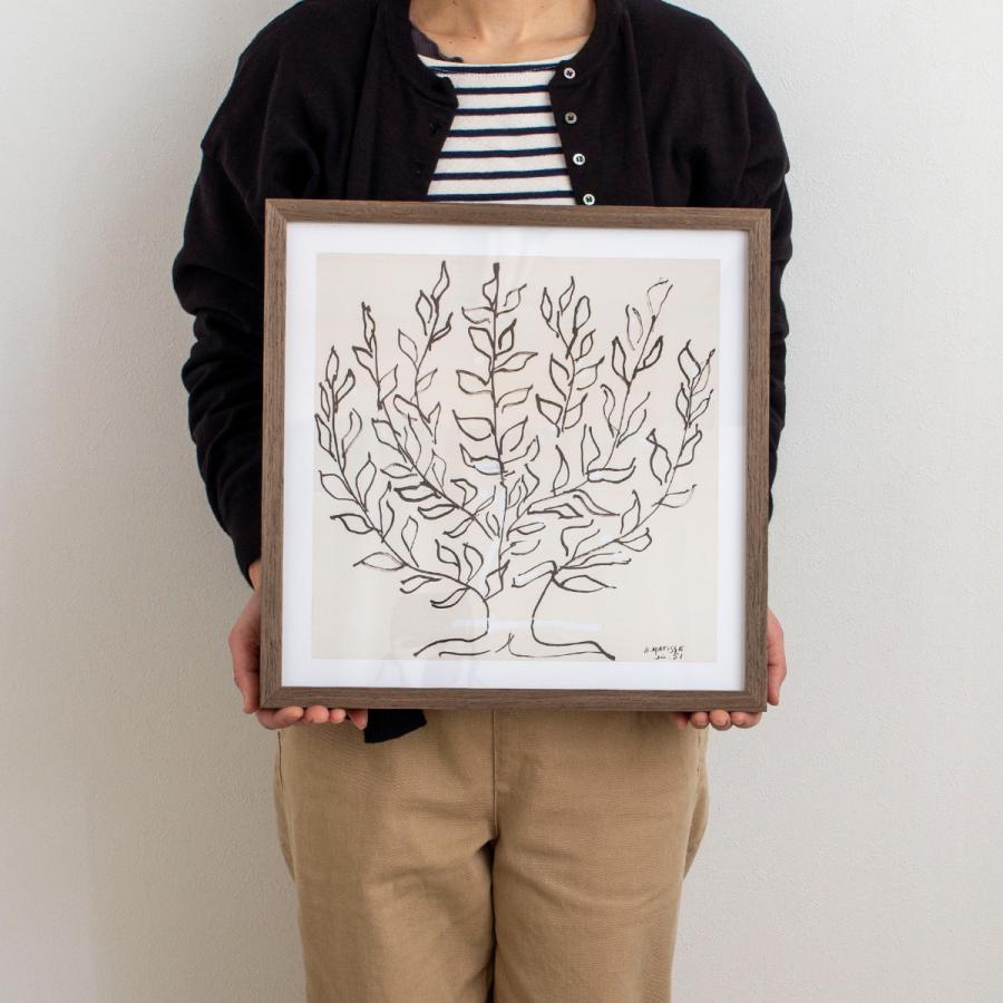 2/27-3/1はP10倍／ ポスター フレーム付き Le platane S 37.5×37.5cm