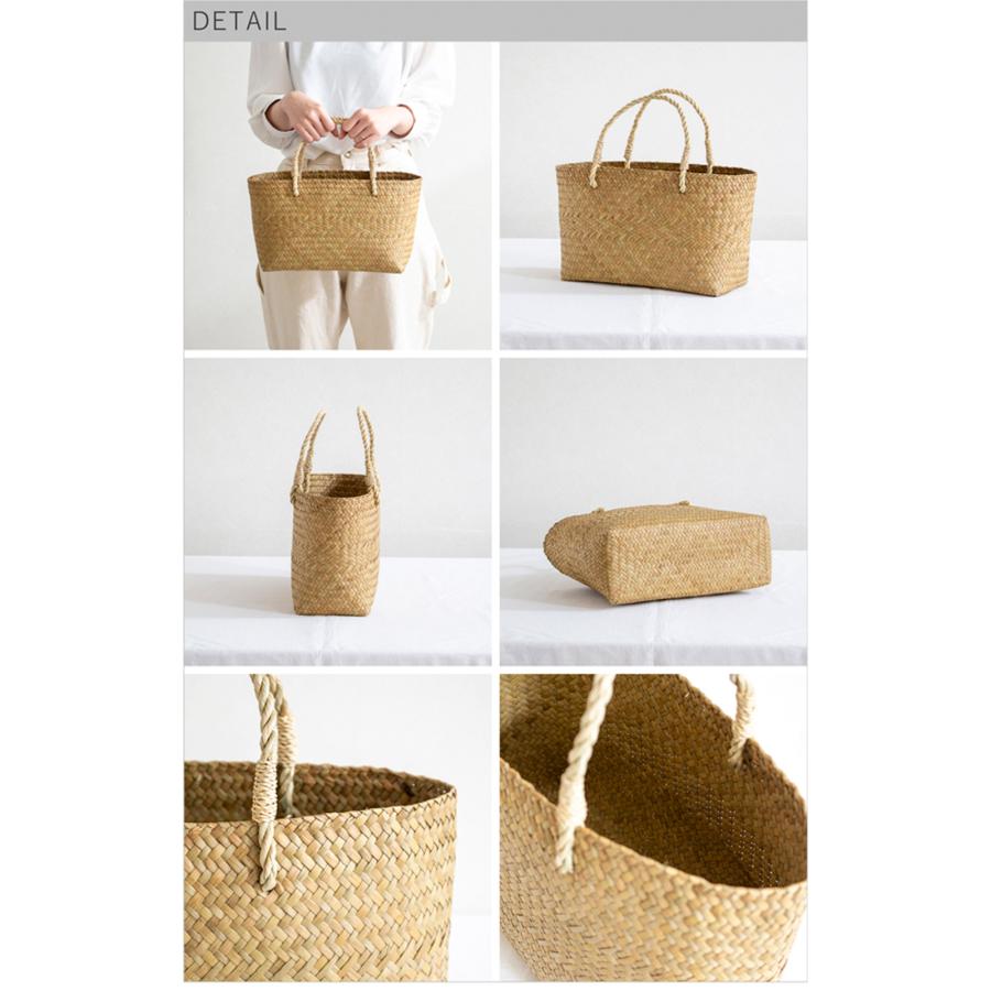 2/27-3/1はP10倍／ かごバッグ M サイアム カチュー 手編み