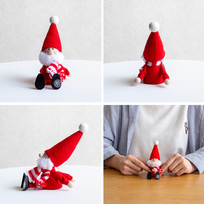 ノルディカニッセ 2025 新作 星を見上げるサンタ フェルトシリーズ 赤