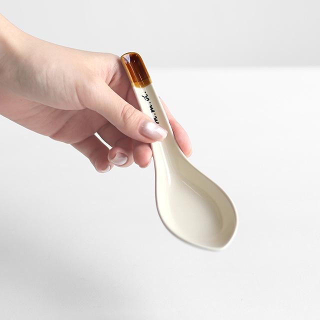 m.m.d. m.m.d. true colors line れんげ(レンゲ 陶器 スプーン 中華