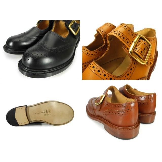 Tricker's（トリッカーズ） レディース ウィングチップ メリージェーン