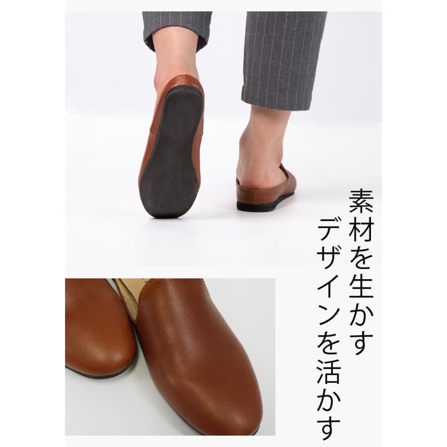 NU+ 【Outlet30%OFF】 本革 牛革 レザー ミュール レディース レザー