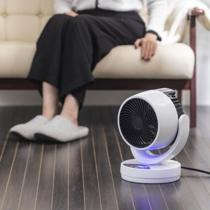 ひえぽか温冷サーキュレーター 1台3役 オールシーズン 温冷風機 暖房