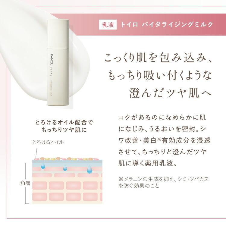 FANCL（ファンケル） toiro トイロ バイタライジング 化粧液＋乳液