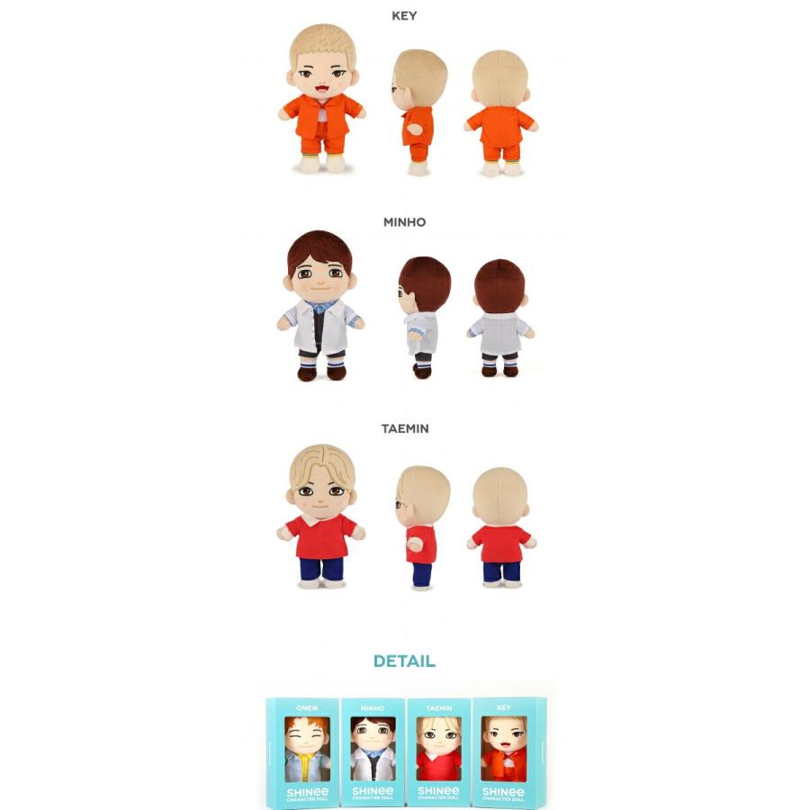 SHINee-CHARACTER DOLL |ONEW KEY MINHO TAEMIN 選択 SHINee