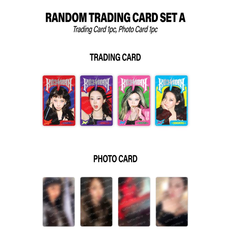 aespa -RANDOM TRADING CARD SET / 2025 Week [Rich Man] POP-UP