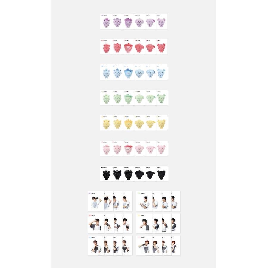 NCT WISH -RANDOM TTIBU STICKER SET / 2025 POP UP [FIND YOUR COLOR