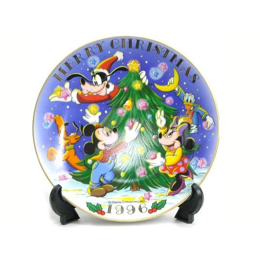 ディズニー クリスマス イヤープレート 1996年 ミッキー&フレンズ 今泉
