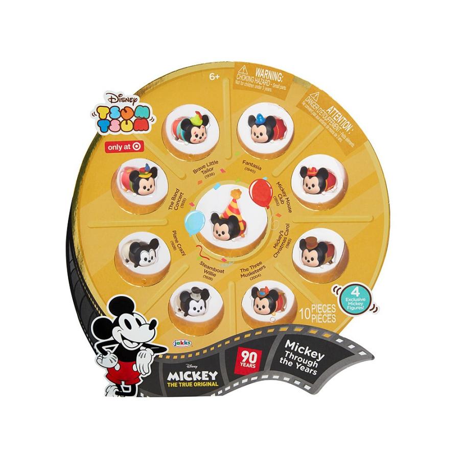 ミッキー 生誕90周年記念 ツムツム ミニフィギュア 10点セット