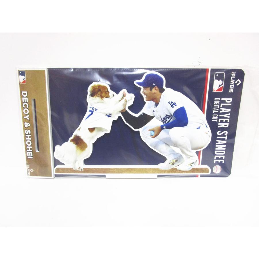 大谷翔平 デコピン 始球式 スタンドディスプレイ スタンディー 木製