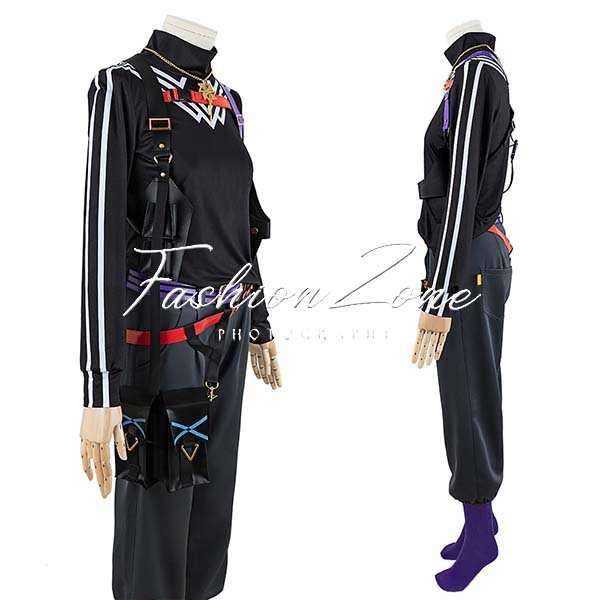 送料無料◇にじさんじ VTuber 風 風楽奏斗 コスプレ衣装 ウィッグ 靴