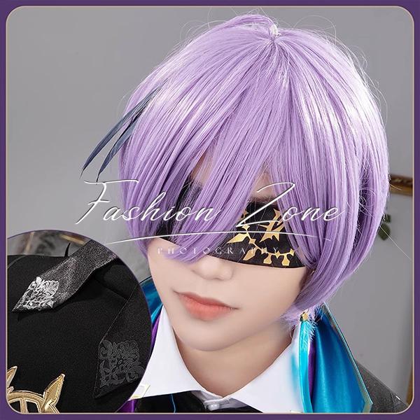 送料無料◇にじさんじ Vtuber 風 3skm 榊ネス コスプレ衣装 ウィッグ