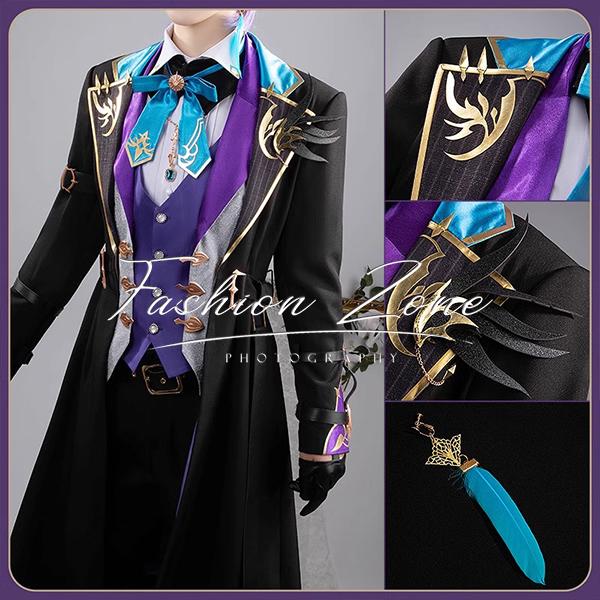 送料無料◇にじさんじ Vtuber 風 3skm 榊ネス コスプレ衣装 ウィッグ