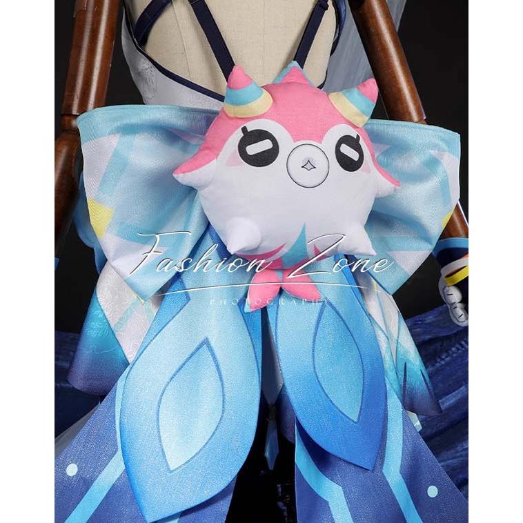 送料無料◇原神 げんしん 風 ムアラニ Mualani コスプレ衣装 ウィッグ