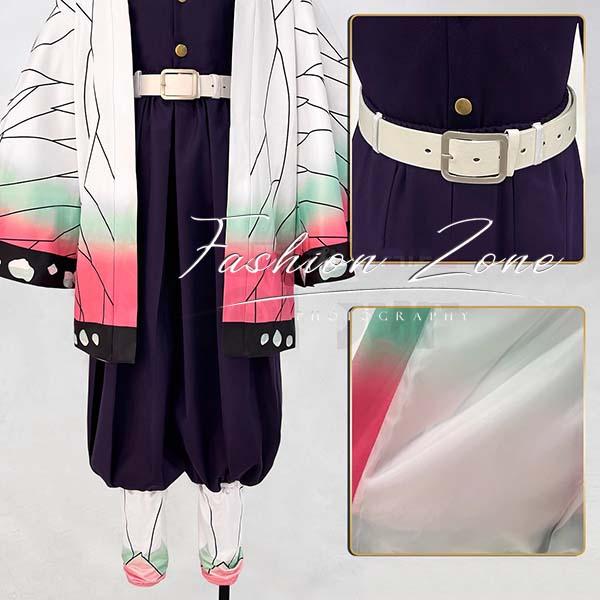 送料無料◇鬼滅の刃 風 胡蝶 しのぶ /胡蝶カナエ コスプレ衣装