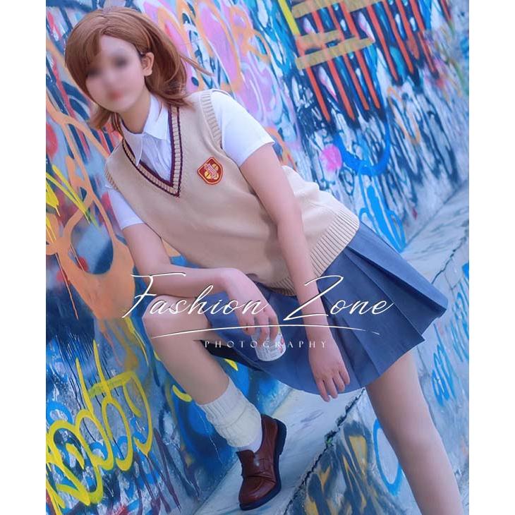 送料無料◇とある科学の超電磁砲 風 御坂 美琴/白井 黒子 コスプレ衣装