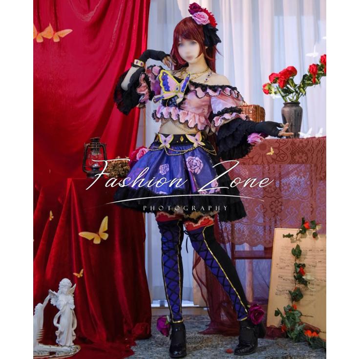 送料無料◇アイカツ！アイドルカツドウ！第4四半期 風 紫吹蘭 コスプレ