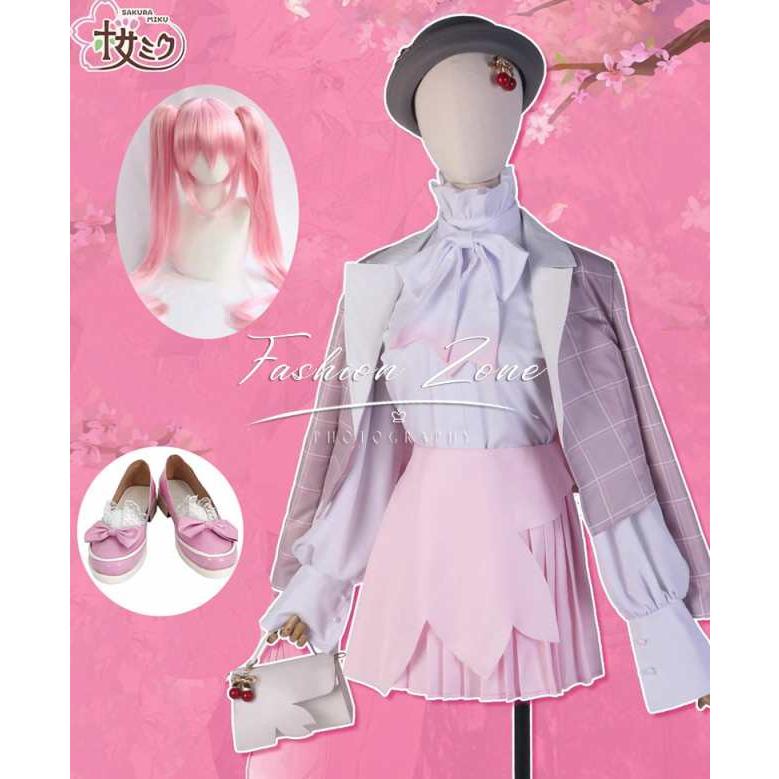 送料無料◇ 桜ミク 初音ミク コスプレ さくら VOCALOID 風 miku ミク