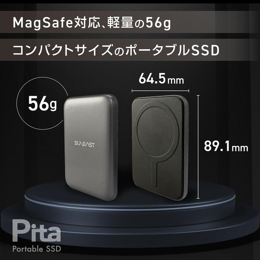 SUNEAST 【正規代理店】SUNEAST Pita Portable SSD 1TB 外付け USB