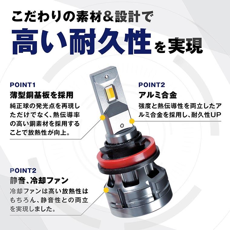 fcl. h11 ledバルブ h8 led フォグランプ h16 hb4 フォグ 黄色 2色