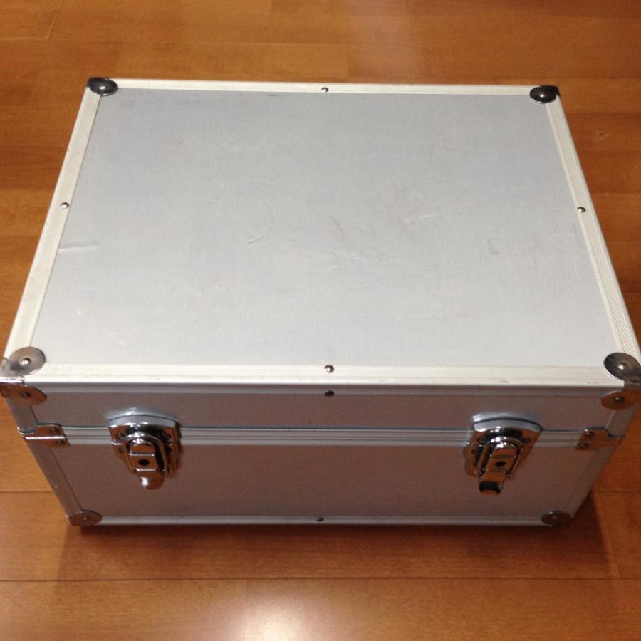 EP 7インチ・ハードケース ☆ レコード・キャリー・ケース(SILVER) 約