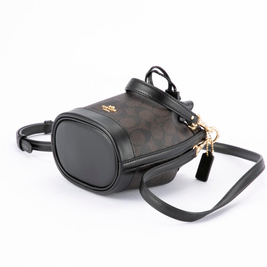 COACH（コーチ） ショルダーバッグ ミニ バケット バッグ シグネチャー