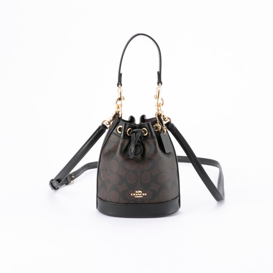 COACH（コーチ） ショルダーバッグ ミニ バケット バッグ シグネチャー