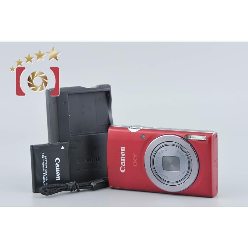 中古】Canon キヤノン IXY 160 レッド コンパクトデジタルカメラ