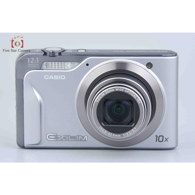 EXILIM 【中古】Casio カシオ EX-H10 シルバー コンパクトデジタル