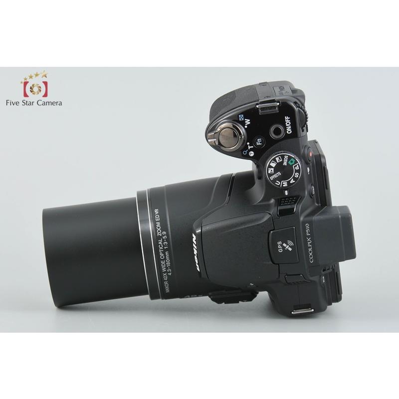 COOLPIX 【中古】Nikon ニコン P510 ブラック コンパクトデジタル
