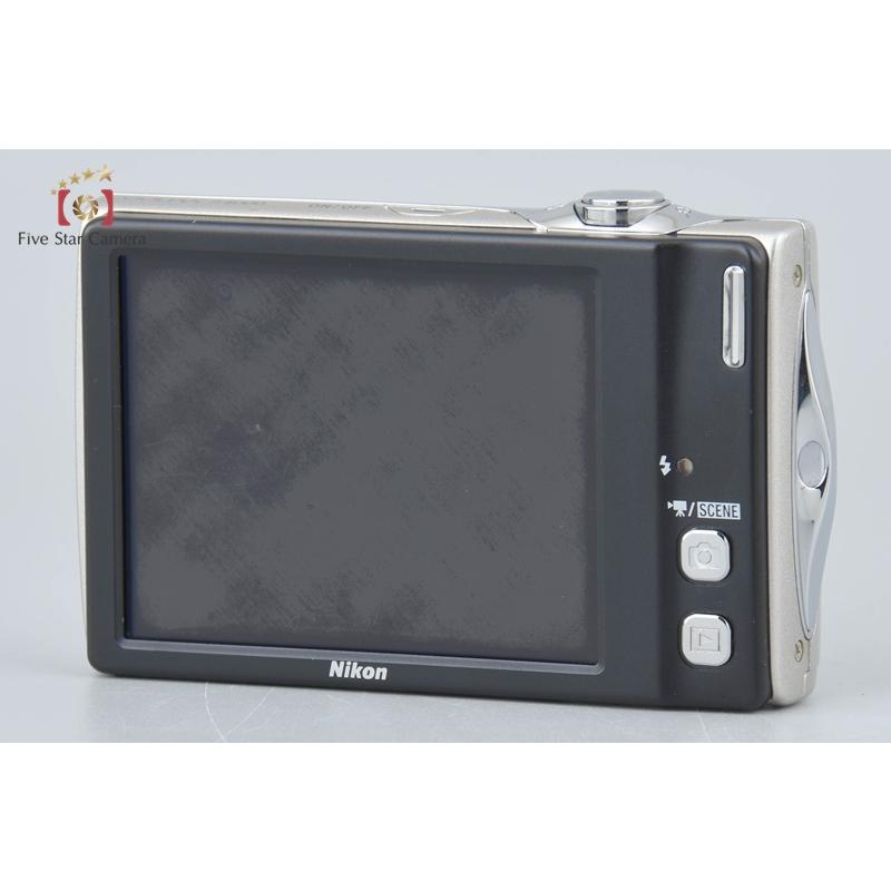 COOLPIX 【中古】Nikon ニコン S4000 シャイニーシルバー コンパクト
