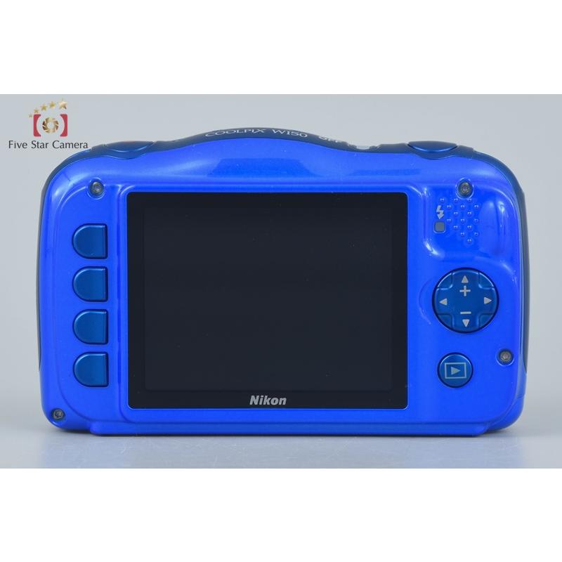COOLPIX 【開封未使用品】Nikon ニコン W150 ブルー コンパクト