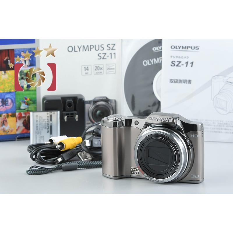 オリンパス（OLYMPUS） 【中古】OLYMPUS SZ-11 シルバー コンパクト