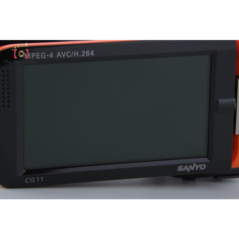 SANYO 【中古】SANYO 三洋電機 Xacti DMX-CG11 オレンジ デジタル